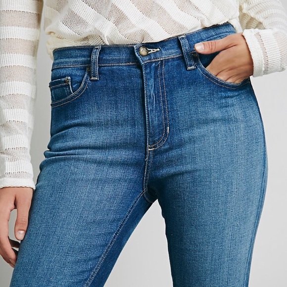 Free People Hi Rise Skinny Jeans - Picture 2 of 7